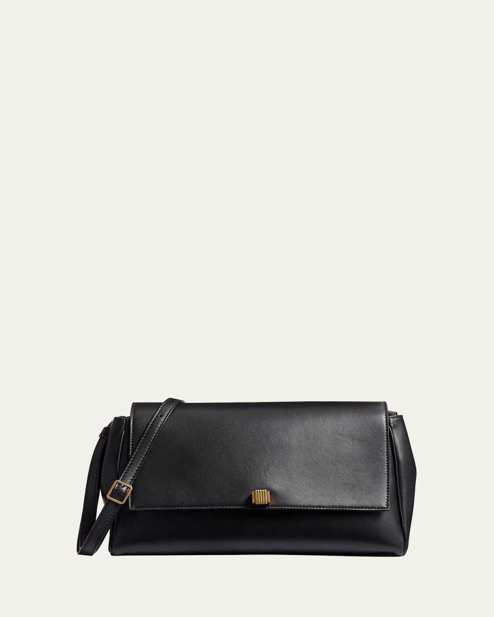 Audrey Flap Lambskin Crossbody Bag